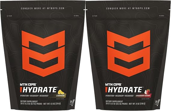 MTN OPS Hydrate Lemonade + Strawberry Coconut Bundle