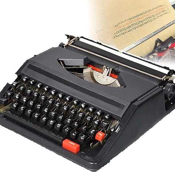 Traditional Typewriter(Able to Type), Retro Style Manual Typewriter, Classic Word Processor, Perfect for Writing Novels Anywhere,for Adventurous Writers In The Jungle