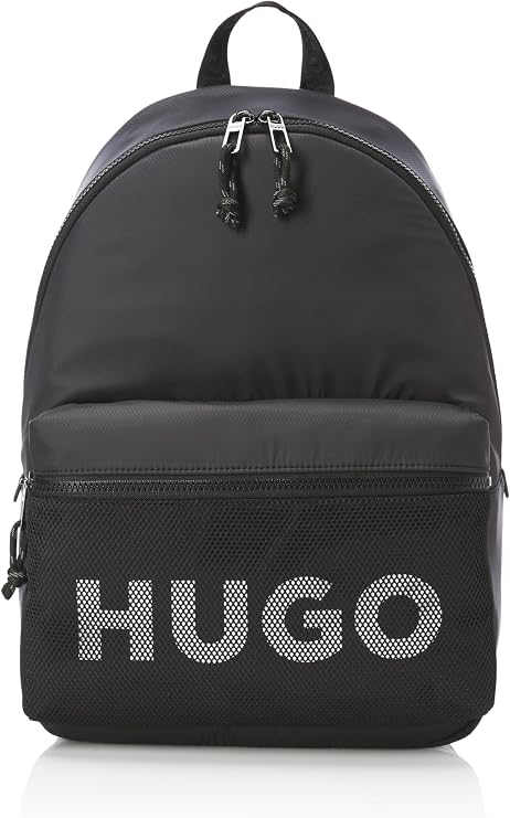 HUGO Mesh Logo Backpack, Black Currant, PCE.