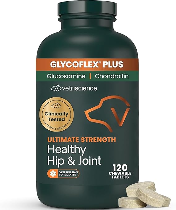VetriScience Ultimate Strength Healthy Hip & Joint for Dogs, 120 Tablets