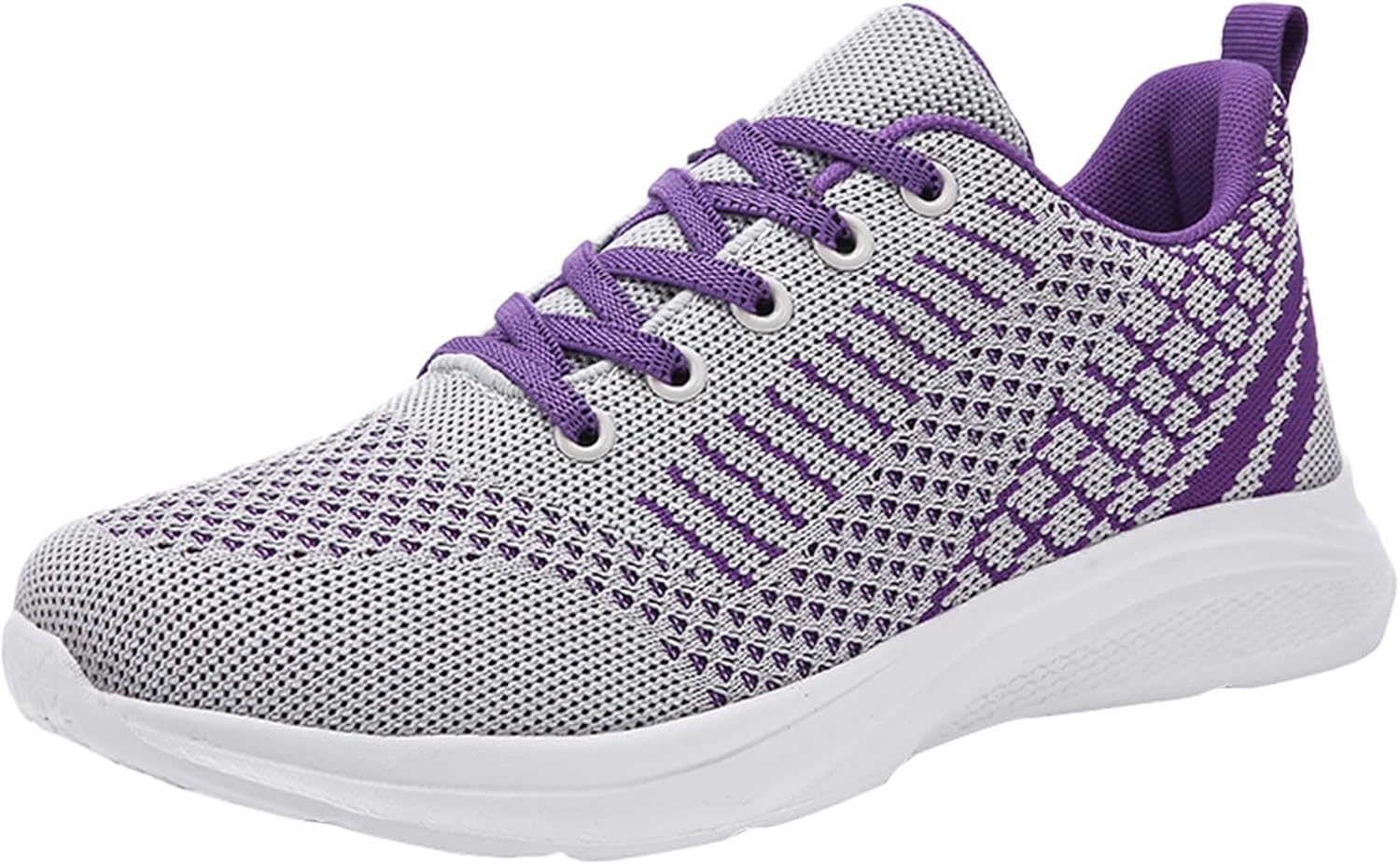 Quealent Shoes for Women Women Fashion Gym Running Jogging Lightweight Walking Non Slip Mesh Breathable Sport Shoes