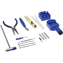Lucien Piccard Tool Kit 16-piece Deluxe Watch Repair
