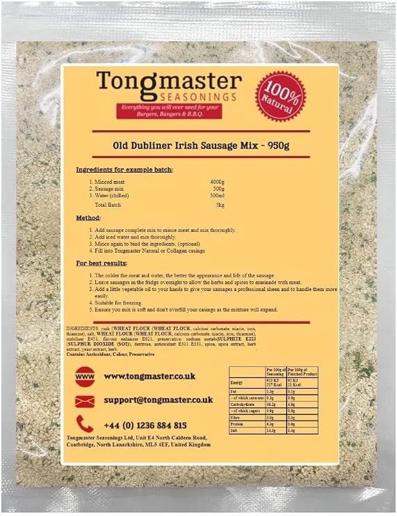 Old Dubliner Irish Sausage Complete Mix - 1kg