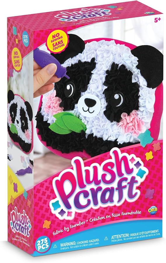 The Orb Factory ORB PlushCraft Panda Pillow