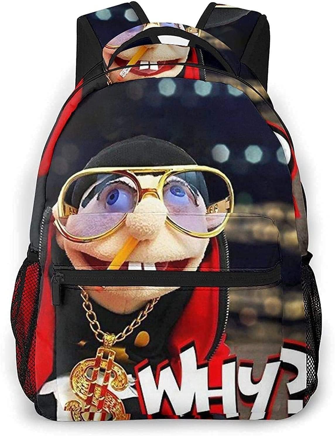 Sml Jeffy Adults School Bag Casual College Backpack Travel Zipper Bookbag Hiking Daypack for Women Men
