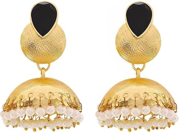 Crunchy Fashion Bollywood Style Traditional Indian Jewelry Jhumki Jhumka Earrings for Women