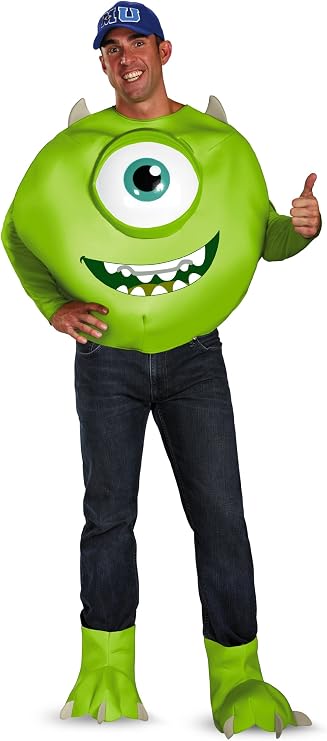 Disguise Costumes Disney Pixar Monsters University Mike Deluxe Mens Adult Costume
