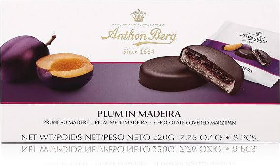 Anthon Berg Plum and Madeira Marzipans 220 g