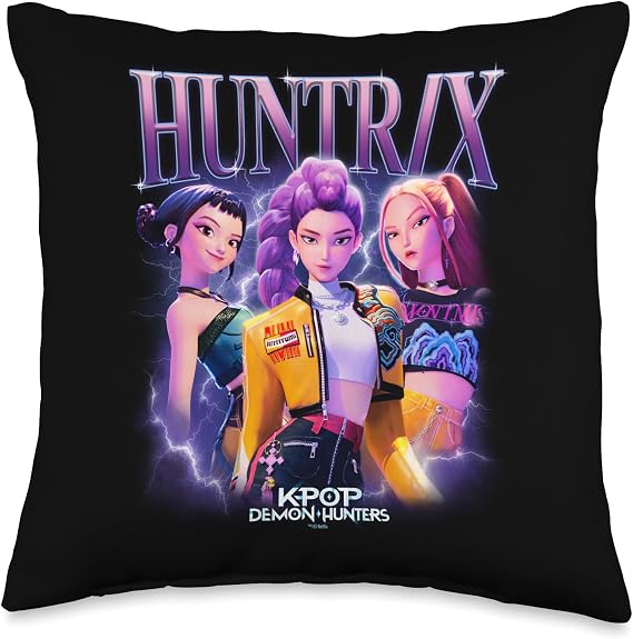 Kpop Demon Hunters HUNTR/X Heartthrob Officially Licensed Throw Pillow