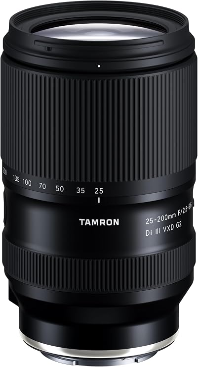 Tamron 25-200mm F/2.8-5.6 Di III VXD G2 for Sony E-Mount Full Frame and APS-C Mirrorless Cameras