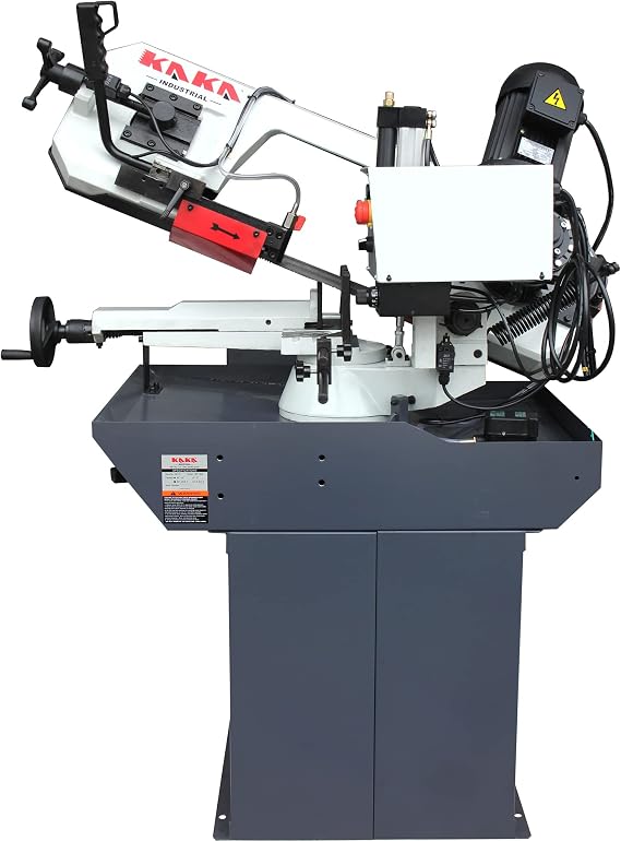 KAKA INDUSTRIAL BS-106G Metal Band Saw, 10 x 6.1 in, 60 Degree
