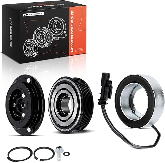 A-Premium Air Conditioner AC Compressor Clutch Kit Compatible with Chevrolet Cruze 2012-2016, Cruze Limited 2016, 1.8L 2.0L