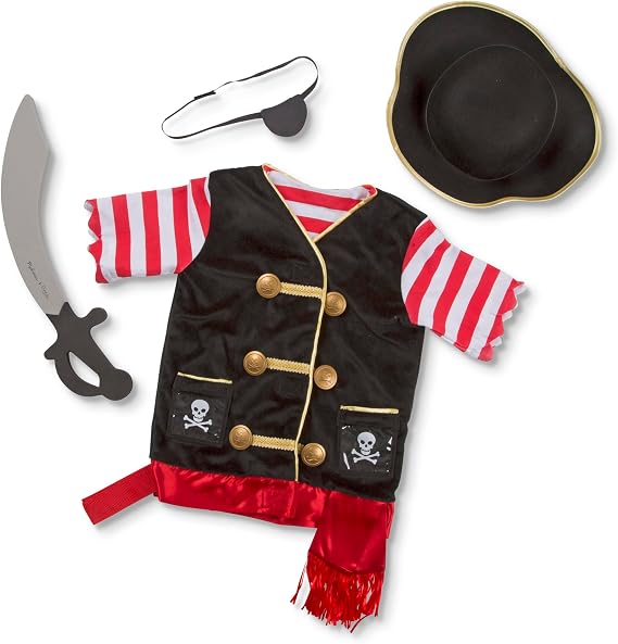 Melissa & Doug 96023 Pirate Role Play Set, Toddler