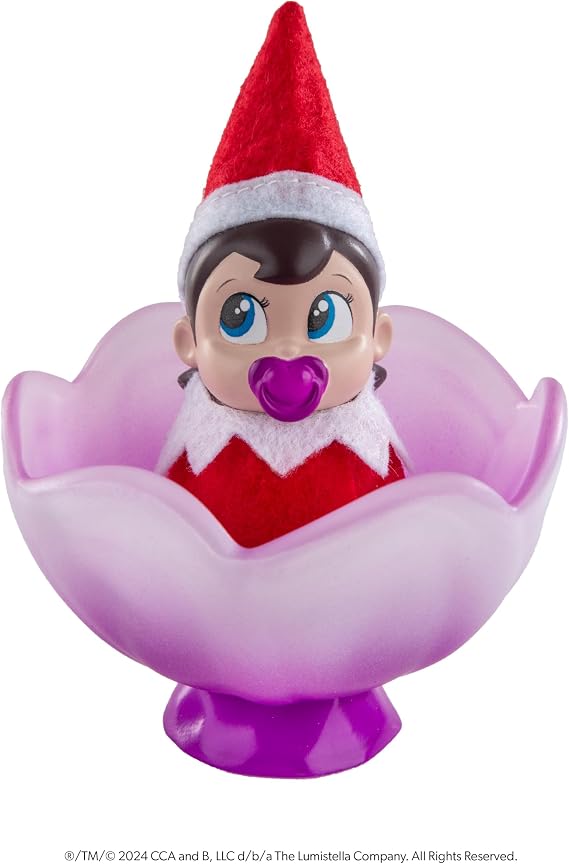 The Elf on the Shelf Frost Pips Mini Blooms Elf Baby Girl with Blue Eyes