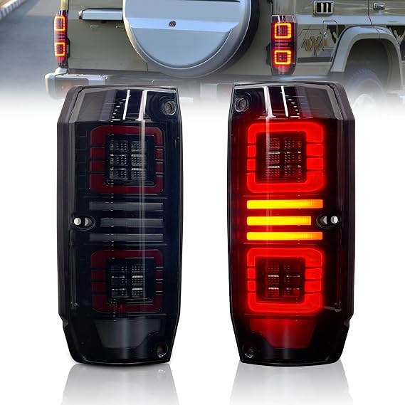 Tail Lights Assembly for TOYOTA Land Cruiser 76 LC76 1984-2021 Taillight With Animation DRL Sequential Indicator LC76 Rear Lamps