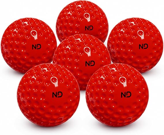 ND Sports Cricket Bowling Machine Balls | Durable PVC Cricket Balls for Bowling Machines | Soft Cricket Ball/Windball Cricket Ball | High Bounce Training Balls for Batting Practice