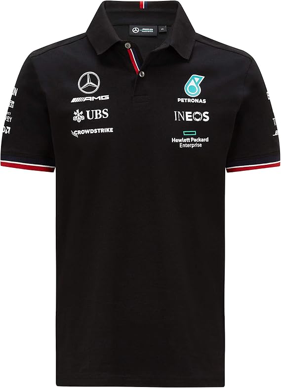 Mercedes Benz AMG Petronas F1 Men's 2021 Team Polo Shirt