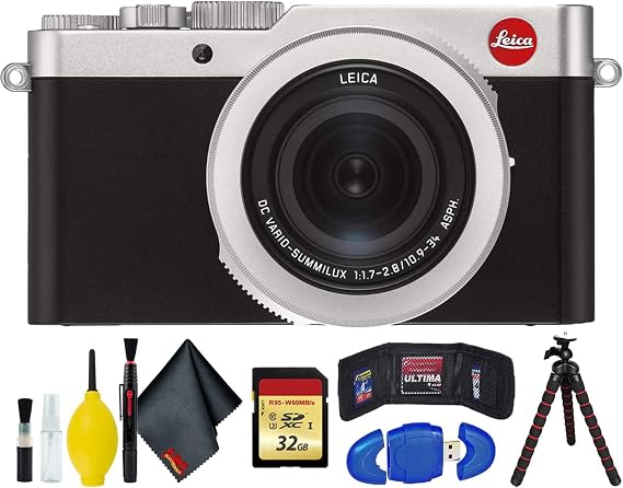 Leica D-Lux 7 Digital Camera Includes 32GB Memory and Flexible Tripod