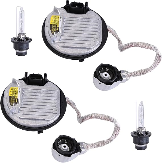 2PCS Hid Xenon Headlight Ballast D4S Replacement for Subaru Lexus 85967-45010 85967-08020 D4R 35W Hid Ballast KDLT004 Xenon Headlight Ballast Control Unit with Igniter and D4S Bulb