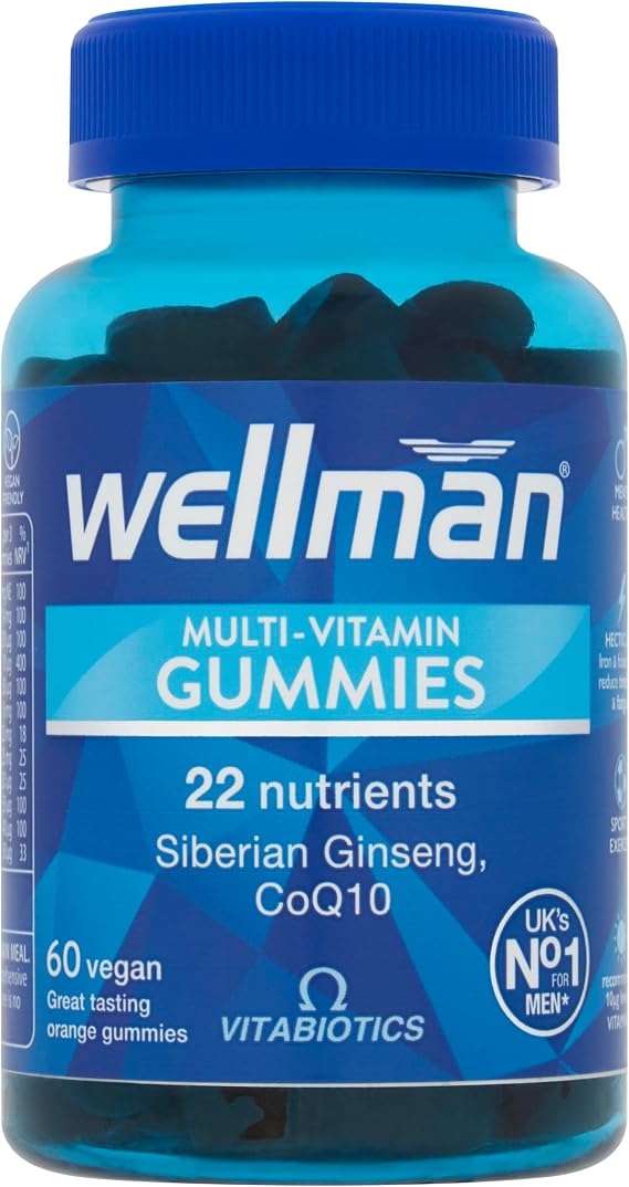 Wellman Multivitamin for Men Chewable Vegan Gummies