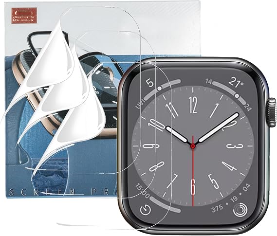 LOOKSEVEN 3 Pack Hydrogel Film For Apple Watch Series SE/4/5/6 40mm
