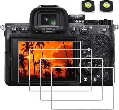 debous Alpha 7 IV ZV-E1 7C II A6700 Screen Protector for Sony Alpha ZV-E1 A7CII A6700 7 IV A7 IV A7IV A7MIV A7M4 A7M IV 4 Mark IV, Anti-Scratch 9H Hard Tempered Glass Film Bubble Free 42pack