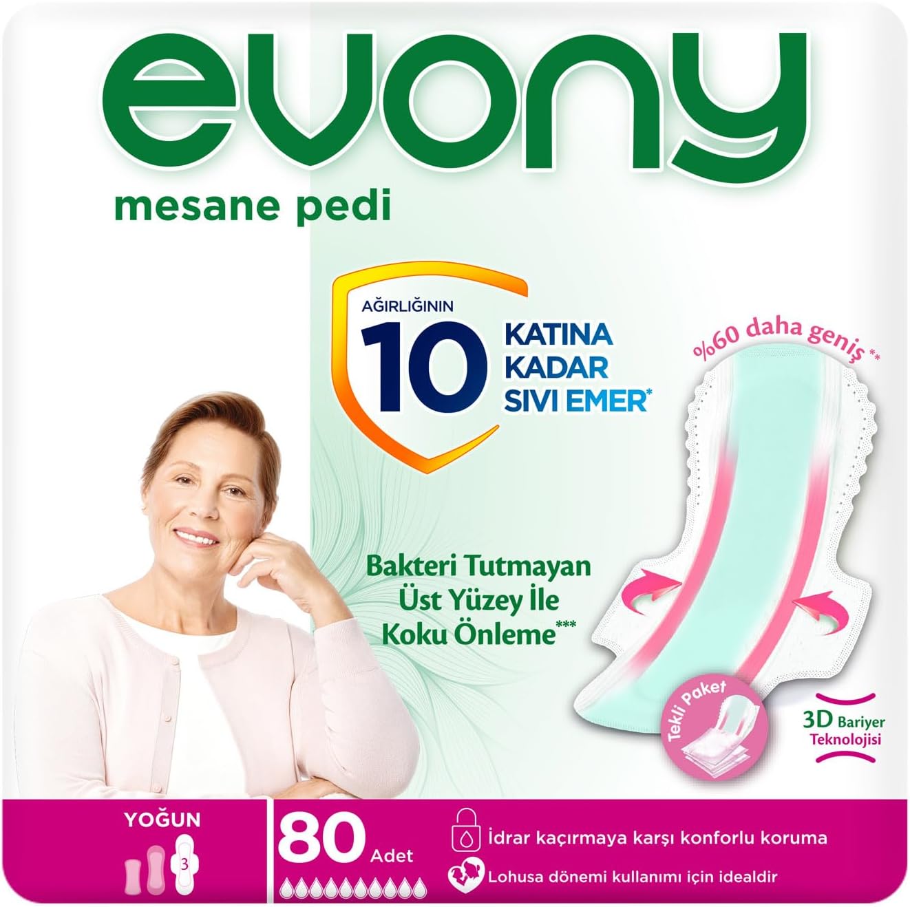 Evony Bladder Pad Intense 350mm 80pcs
