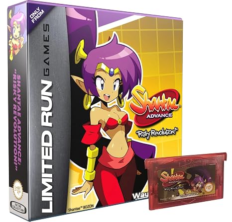 Shantae Advance: Risky Revolution VGP Exclusive Variant Cover (Limited Run Games Reissue) - for Game Boy Advance