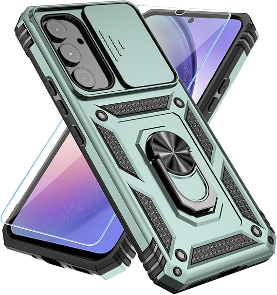 SunStory for Samsung Galaxy A14 5G Phone Case with Kickstand,Green