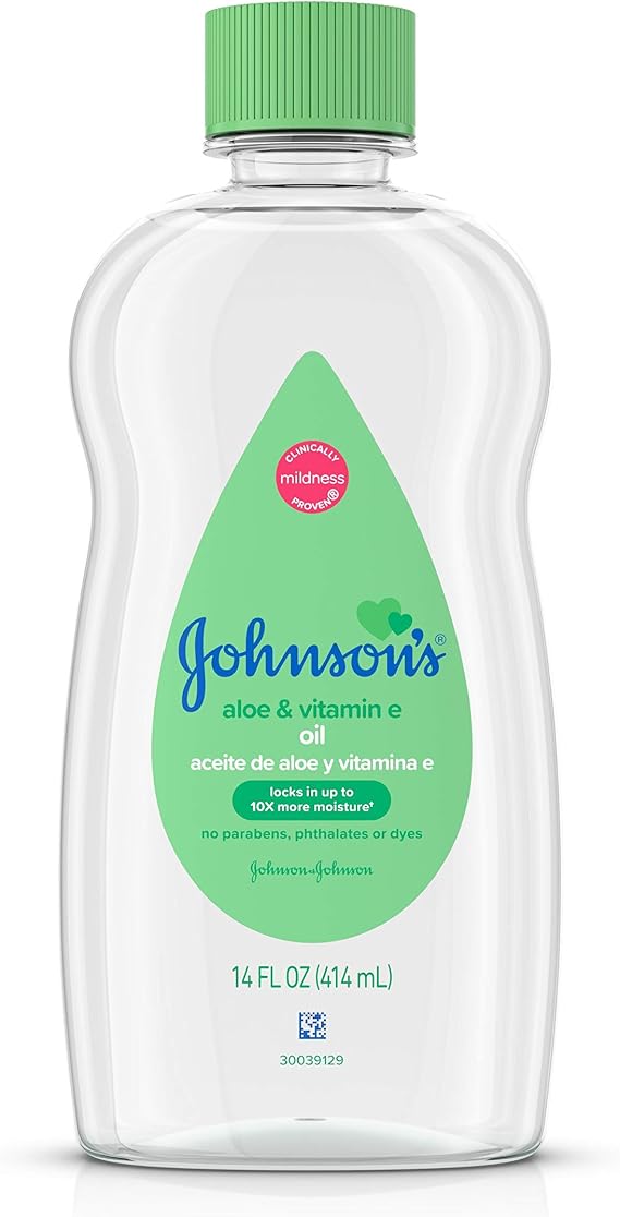 Johnson Baby oil Aloé Vera 14oz