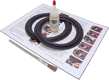 Dahlquist 6.5" Speaker Foam Surround Edge Repair Kit - 2 Speaker Kit - Compatible with Dahlquist DQ-16, DQ 16, DQM-6C, M 903, Many More