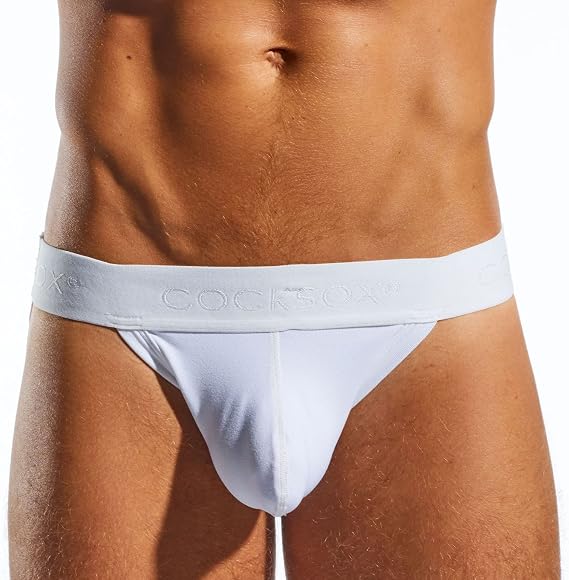 Cocksox Men's Enhancing Pouch Jockstrap, CX21N, White, M