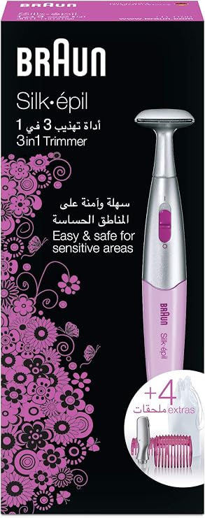 Braun Silk-épil elektrikli Kadın traş bıçağı FG 1100, pembe