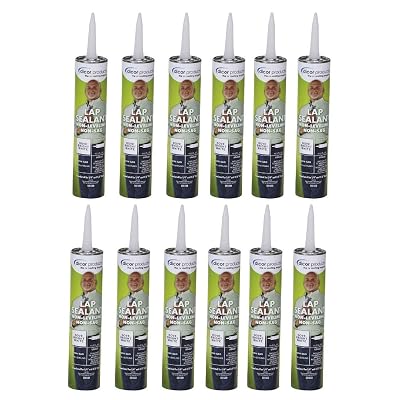 Dicor 551LSD-1 Non-Sag, Non-Leveling, Lap Sealant, Dove Bright White 12 Pack