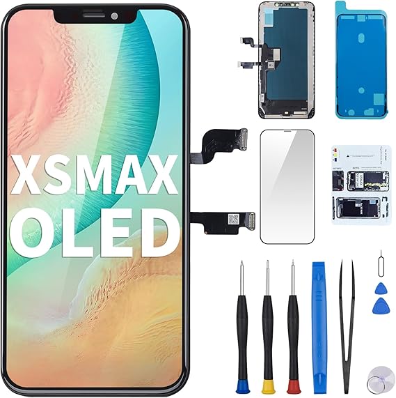[OLED] for iPhone Xs Max Screen Replacement 6.5" with Ear Speaker