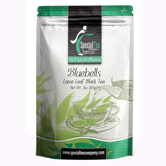 Special Tea Company Bluebells, Loose Leaf Black Tea 3 oz.