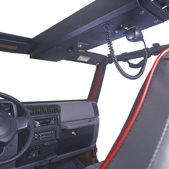 Tuffy Security Products Overhead Console for Jeep Wrangler CJ, YJ, and TJ (19762002) | Locking, Heavy-Duty Steel Storage