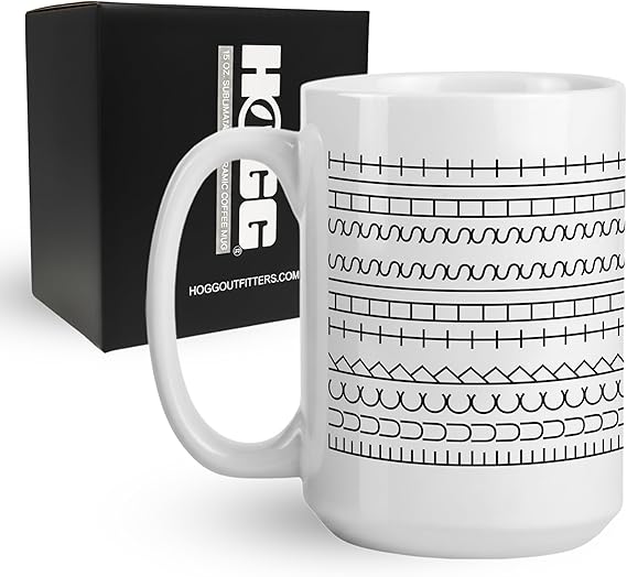 Hogg Funny Coffee Mug, Funny Birthday Gifts for Women, Hidden Message Mug, Novelty Coffee Cups, Gag Birthday Gifts for Women, White Elephant, 15 oz Ceramic Hidden Message Cup