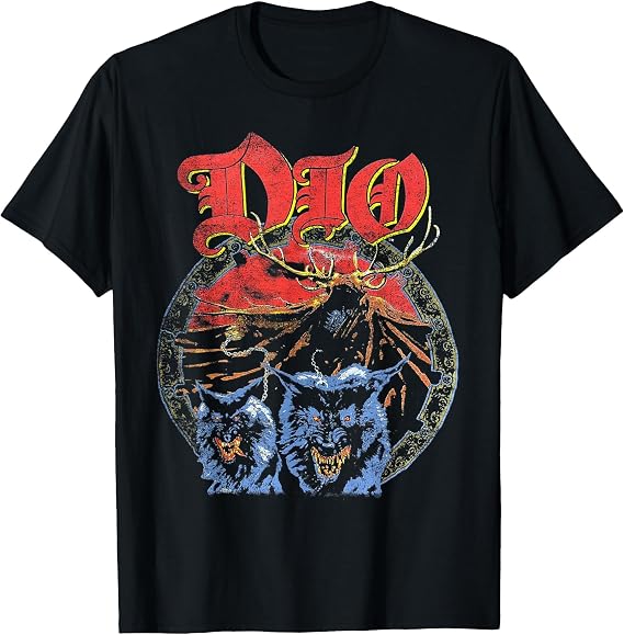 Dio Lock Up The Wolves Black T-Shirt