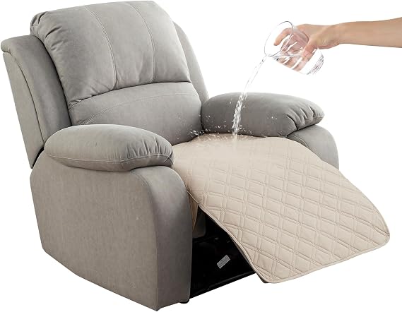 Genina 100% Waterproof Recliner Chair Covers, Non-Slip Furniture Protector