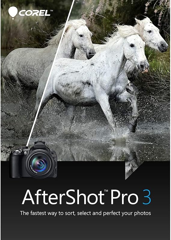 Corel AfterShot Pro 3 | RAW Photo Editing Software [PC/Mac Key Card]