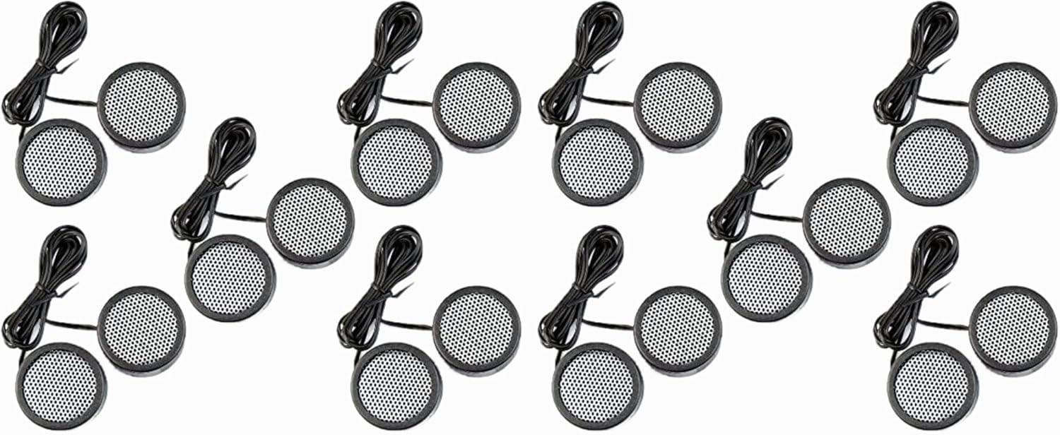 Audiopipe 10 Pack 500w High Frequency Car Audio Stereo Super Tweeters Built-in Crossover XTC-3300