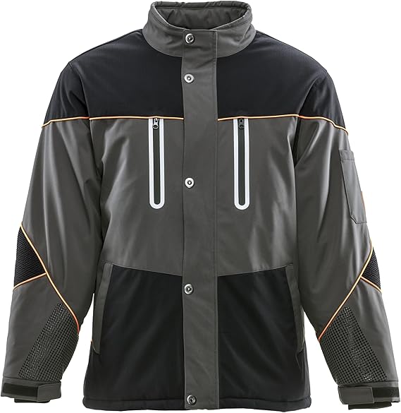 RefrigiWear PolarForce Jacket Insulated Coat for Men,40F Comfort Rating