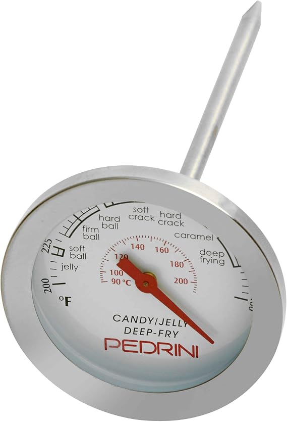 Pedrini Passion Candy/Deep Fry Thermometer, Gray