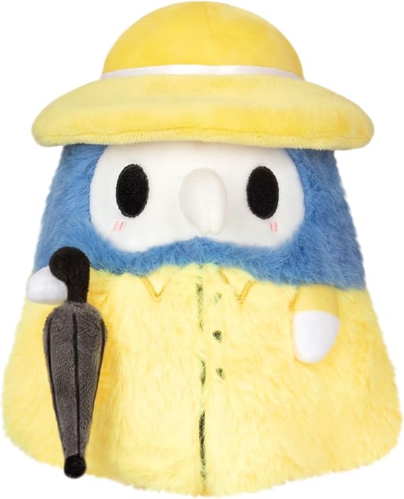 Squishable - Alter Ego Series 2: Plague Doctor Rainy Day - Alter Ego Collection - 6 in - Soft Toy Collectible Stuffed Animal - Beans