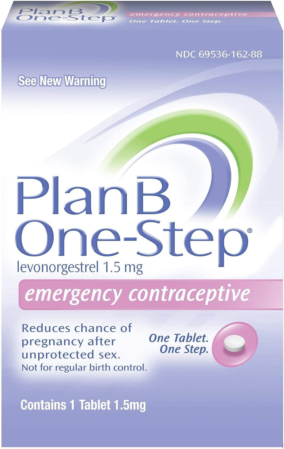 Plan B One-Step Emergency Contraceptive, 1.5 Mg 1 Tablet