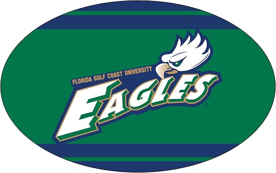 Florida Gulf Coast Eagles Oval Magnet Officially Licensed Collegiate Product