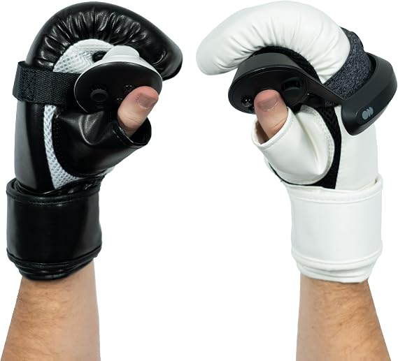 DeadEyeVR Ultimate Boxing Gloves - Updated Version and Improved Model VR Boxing Mitts Controller Accessory for Thrill of The Fight FitXR BoxVR - Rift S, Quest 2, Quest 3, Index