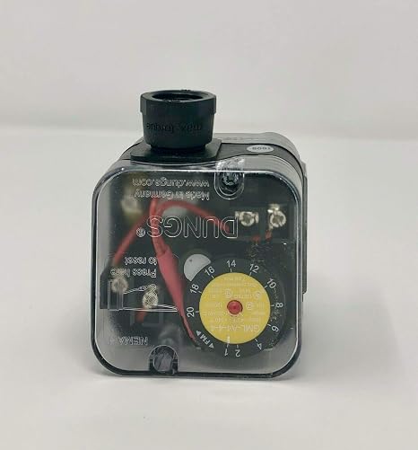266945 Gas Pressure Switch, NEMA Type 4 (Formerly 217-340A), Pipe Mount 1 to 20 W.C; Low; Manual Reset SPDT SW 10A @ 120 VAC 8A FLA
