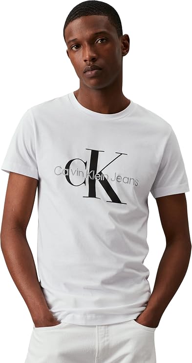 Calvin Klein Jeans Men's Core Monologo Slim Tee J30j320935 S/S T-Shirt (Pack of 1)